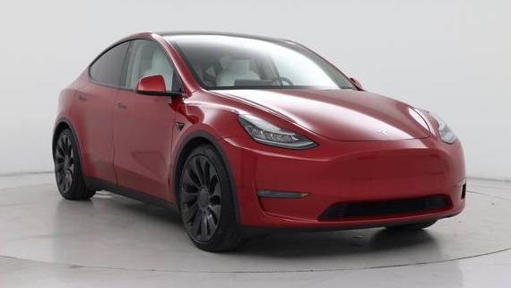 TESLA MODEL Y 2020 5YJYGDEF5LF014789 image